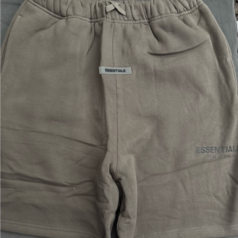 Essentials Men's Athletic Tan Shorts